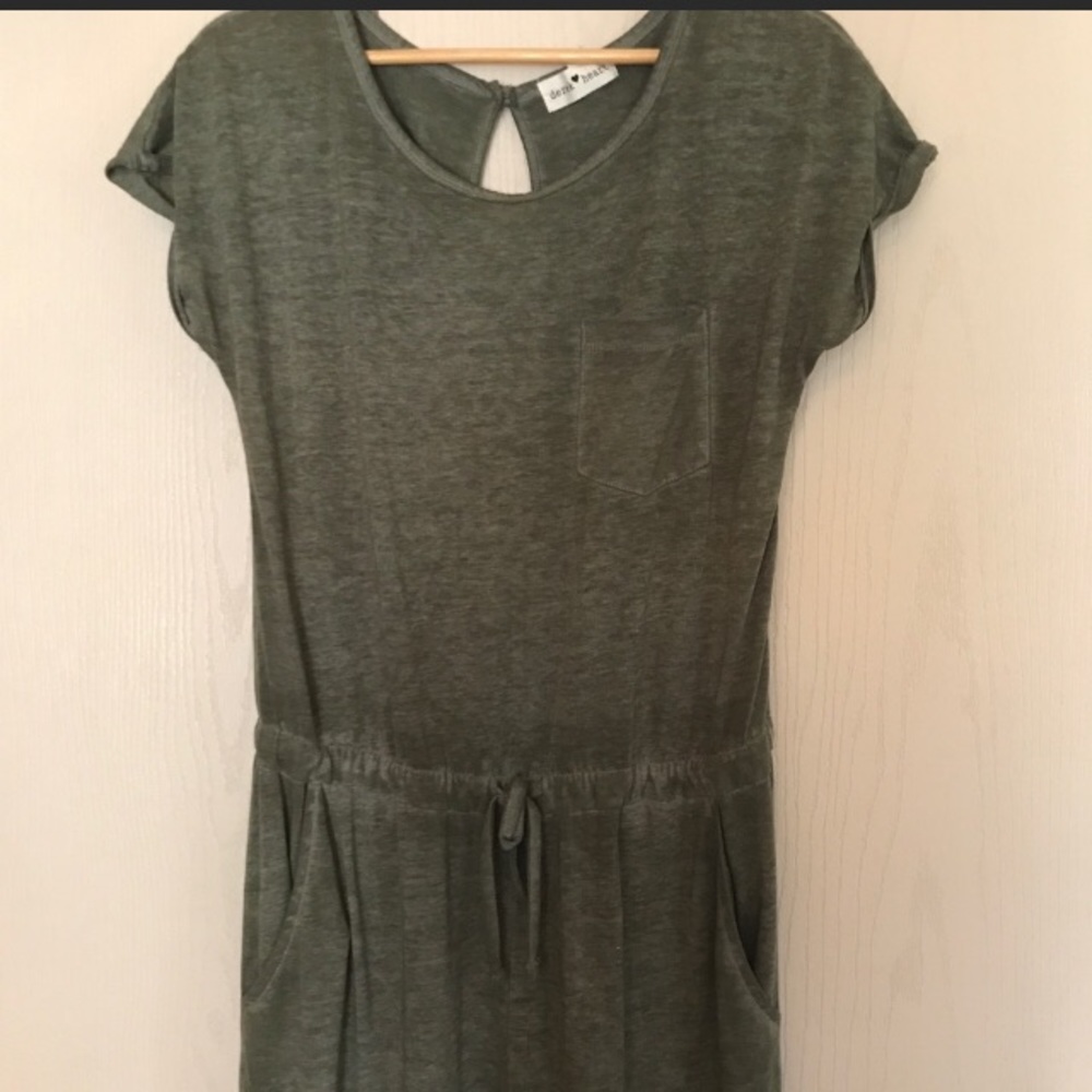 Derek Heart Jumpsuit w/pockets